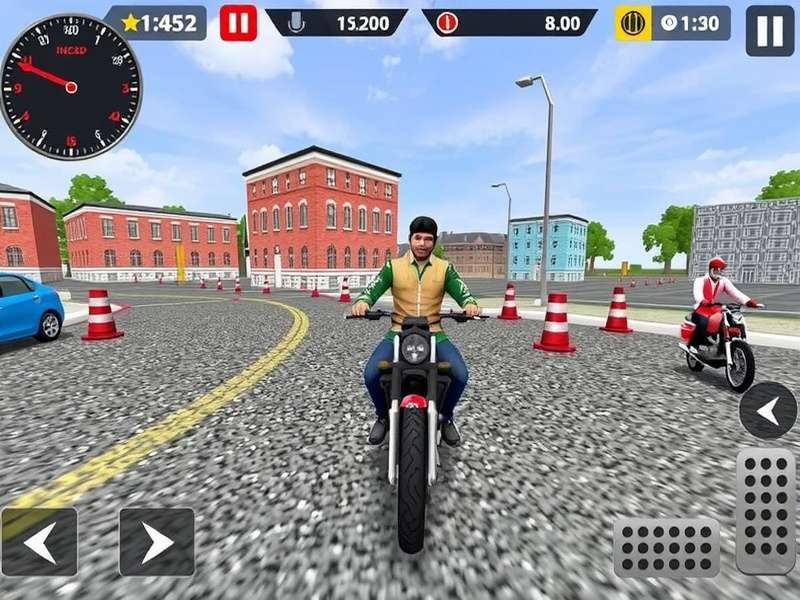 Indian Bike Driving 3D MOD APK गेमप्ले स्क्रीनशॉट