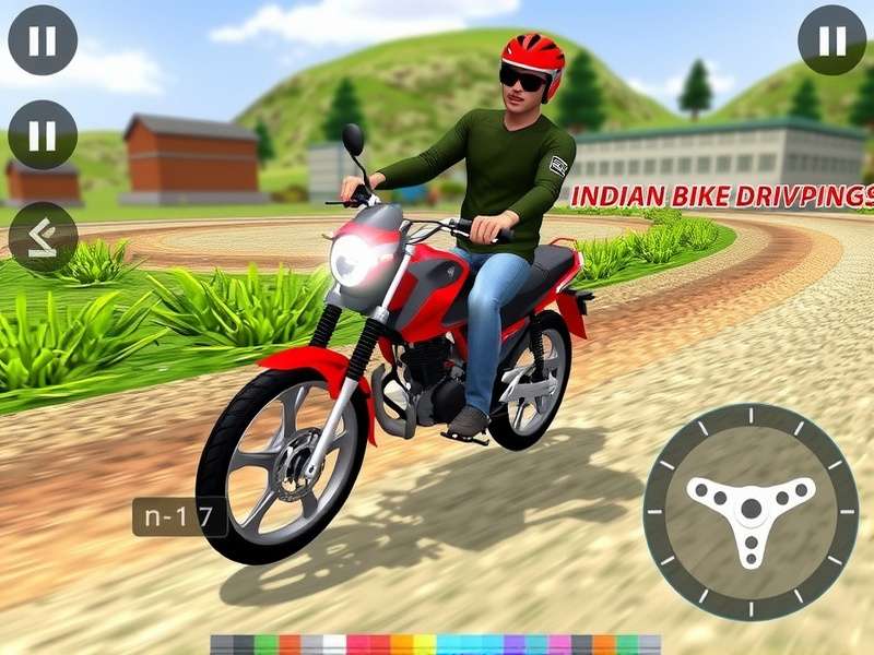 Indian Bike Driving 3D PC Game Screenshot