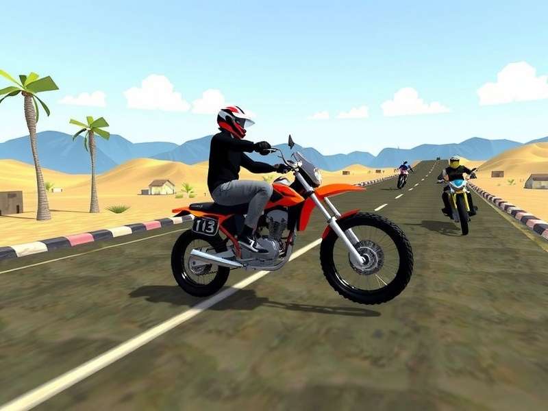 Indian Bike Driving 3D Gameplay Screenshot - Realistic bike racing on Indian roads