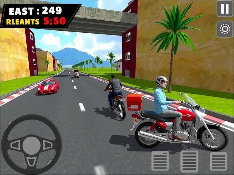 Indian Bike Driving 3D गेम स्क्रीनशॉट