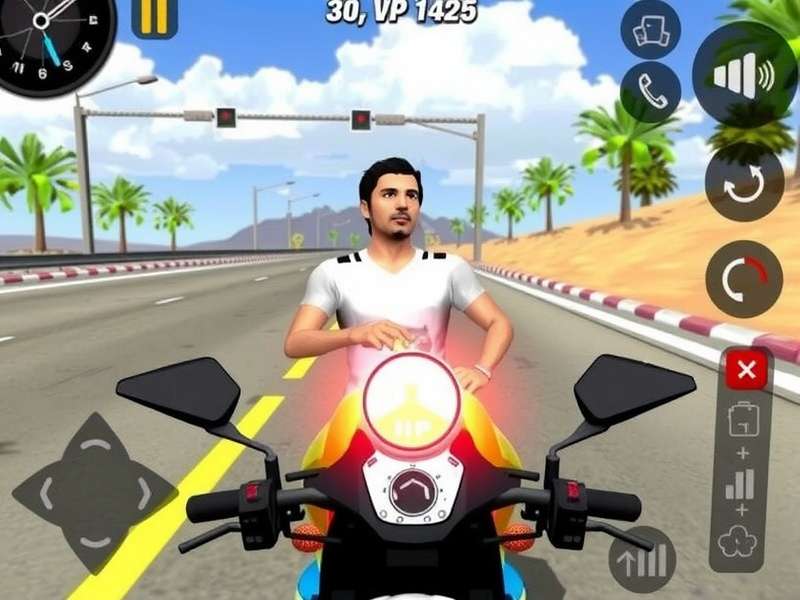 Indian Bike Driving 3D Game Screenshot
