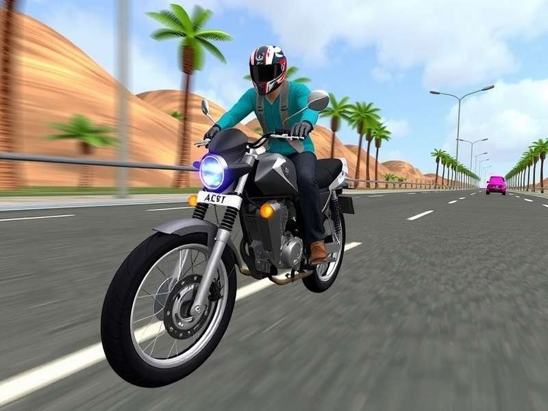 Indian Bike Driving 3D PC Game Screenshot - Bike racing on Indian roads