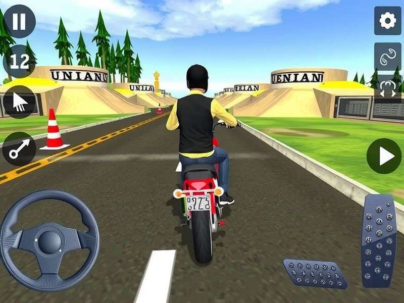 Indian Bike Driving 3D PC Online Gameplay - भारतीय ट्रैफिक में बाइक ड्राइविंग