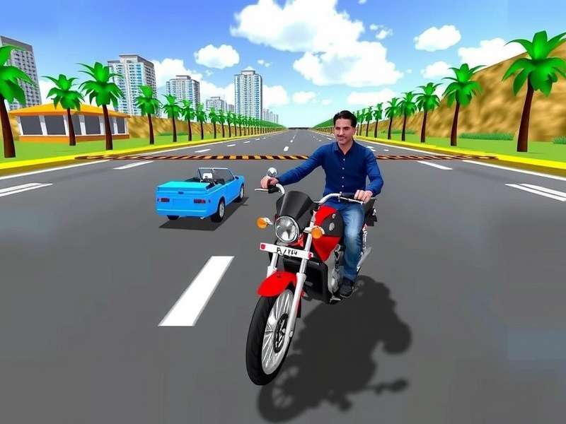 Indian Bike Driving 3D गेमप्ले स्क्रीनशॉट