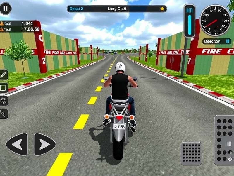 Indian Bike Driving 3D गेमप्ले स्क्रीनशॉट - भीड़ भरी सड़क पर बाइक चलाते हुए