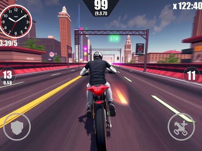 Indian Bike Driving 3D gameplay screenshot showing a rider in Indian traffic