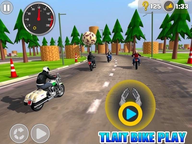 Screenshot of Indian Bike Driving 3D gameplay showing a bike on an Indian road