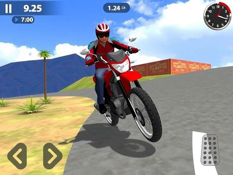 Indian Bike Driving 3D gameplay on PC showing a bike on an Indian road