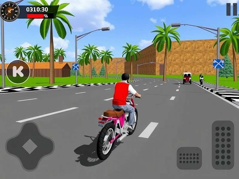 Indian Bike Driving 3D Game Screenshot - Royal Enfield on mountain road