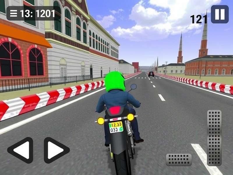 Indian Bike Driving 3D gameplay screenshot showing bike in Indian city