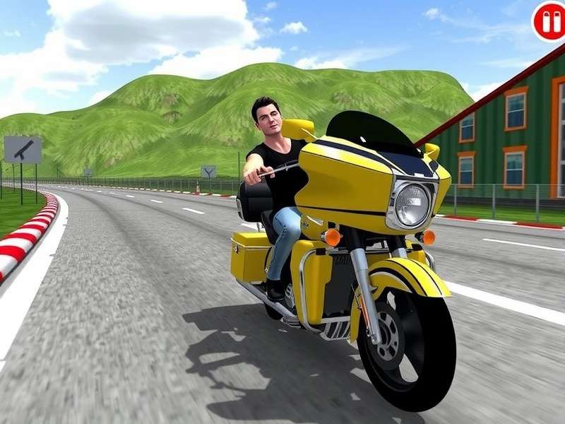 Indian Bike Driving 3D gameplay screenshot showing realistic Indian traffic
