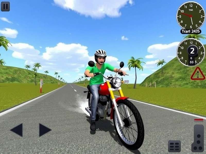 Comparison screenshot showing Indian Bike Driving 3D standard vs. modded version with GTA-style elements