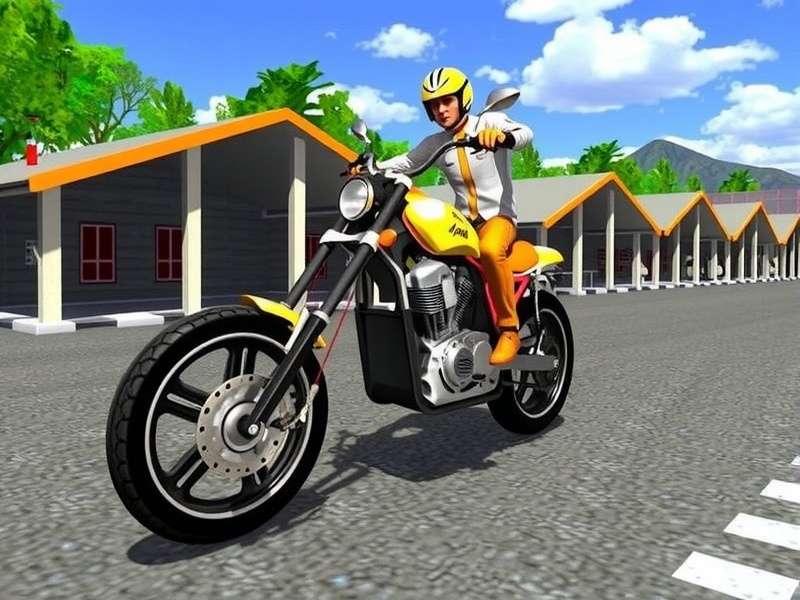 Advanced bike control techniques showing countersteering and weight distribution