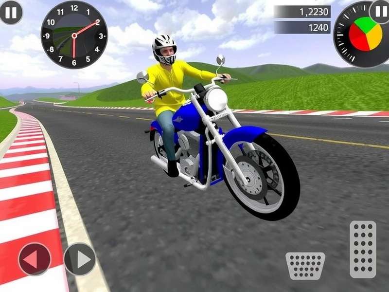 Indian Bike Driving 3D gameplay screenshot showing a bike on an Indian street