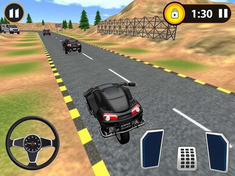 Indian Vehicle Simulator 3D Gameplay Screenshot showing realistic Indian traffic