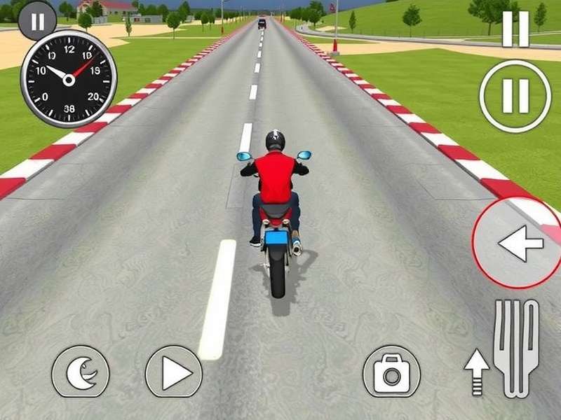 Indian Bike Driving 3D gameplay screenshot showing a bike on a road