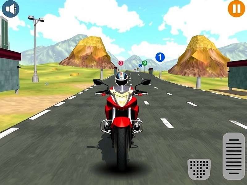 Indian Bike Driving 3D PC Gameplay Screenshot showing realistic Indian traffic