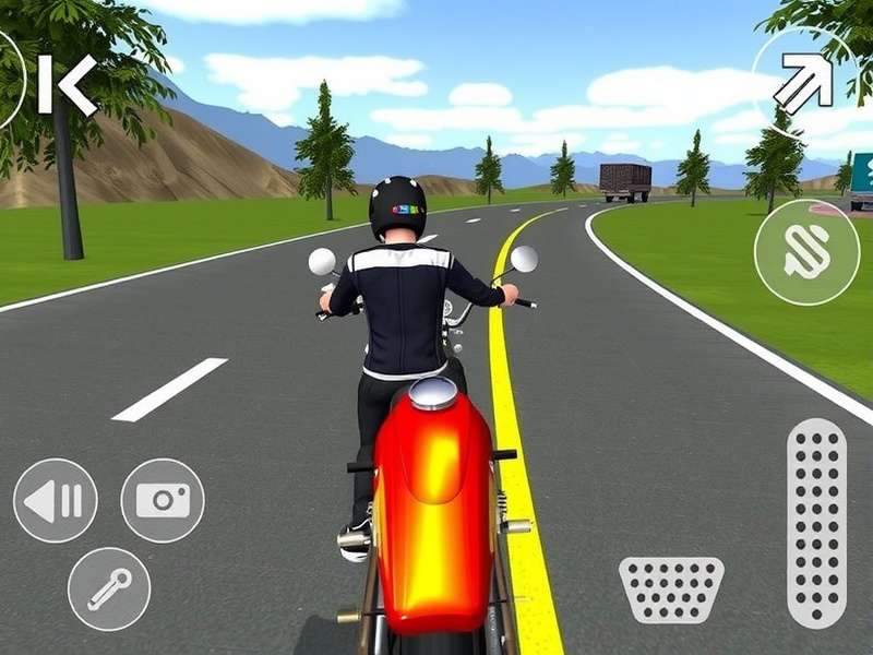 Indian Bike Driving 3D Game on PC Screen
