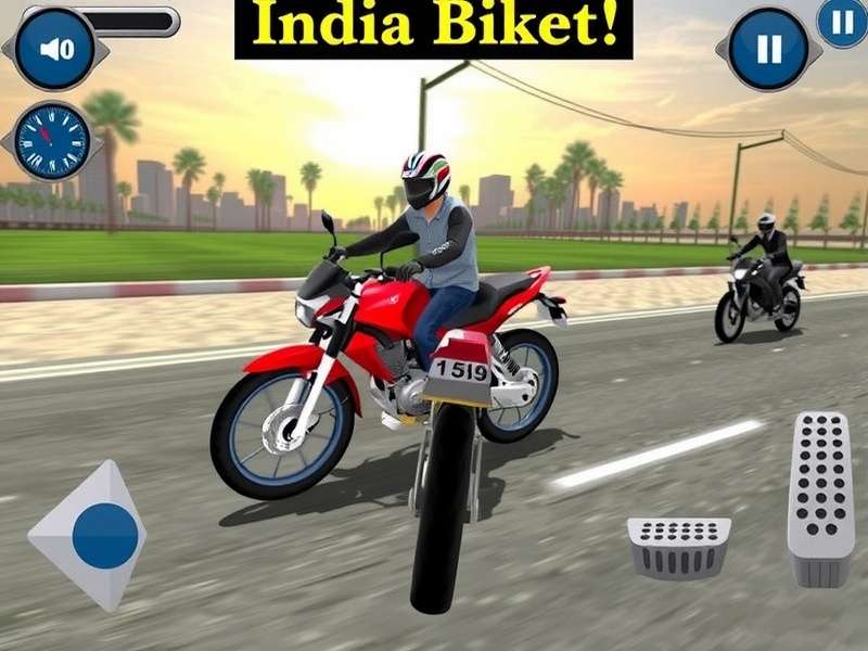 Bike customization screen in Indian Bike Driving 3D