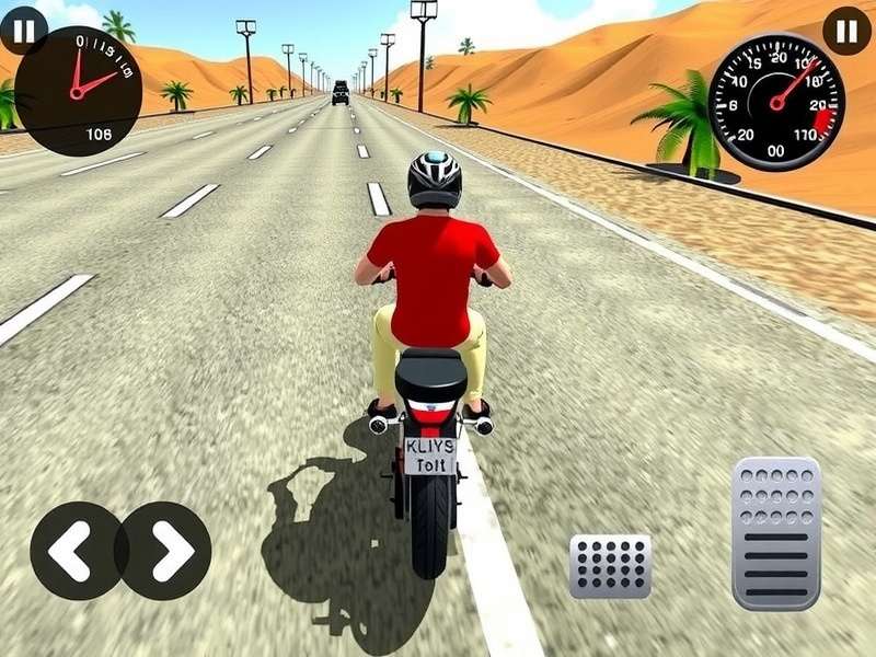 Indian Bike Driving 3D gameplay on laptop screen