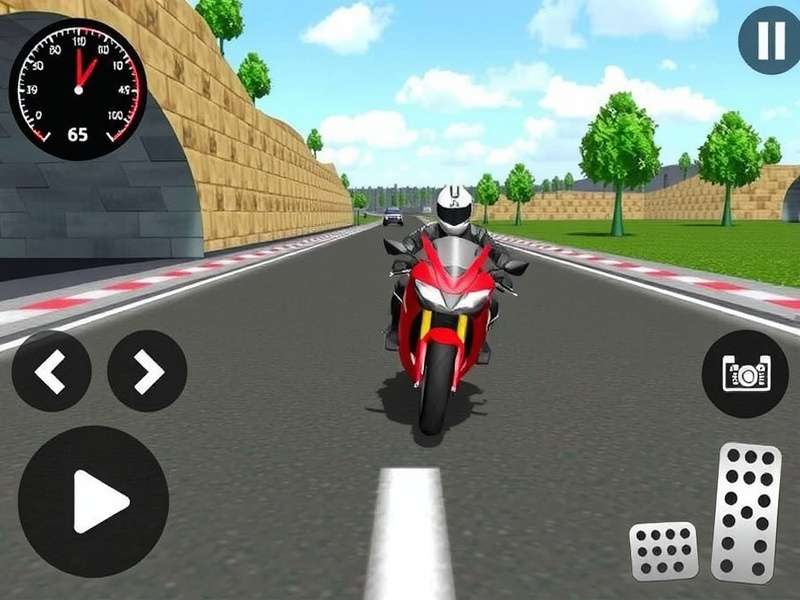 Indian Bike Driving 3D gameplay screenshot showing bike on Indian road