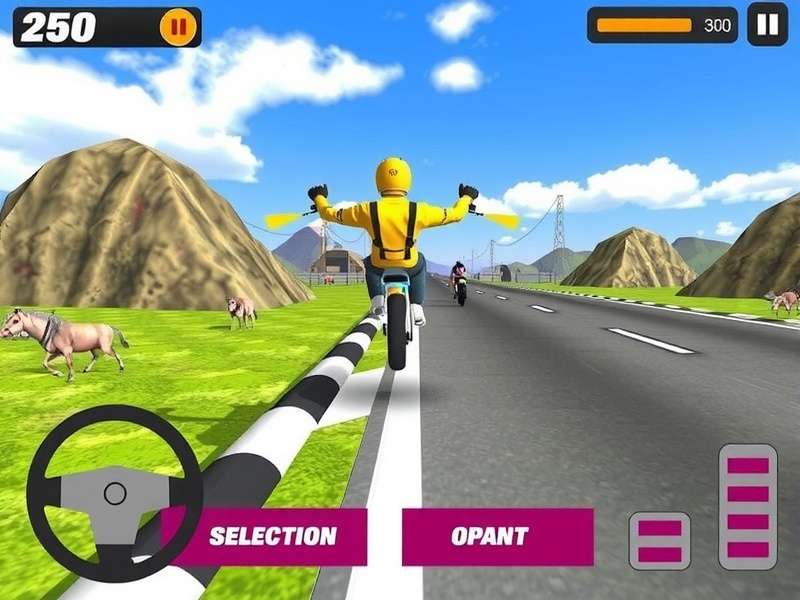 Indian Bike Driving 3D gameplay screenshot showing a bike on Indian streets