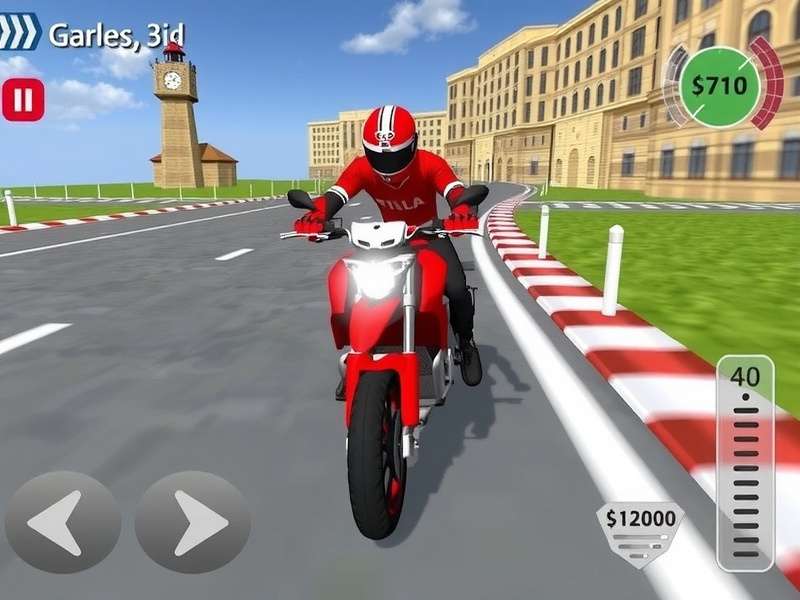 Indian Bike Driving 3D PC Gameplay Screenshot showing a bike on Indian streets
