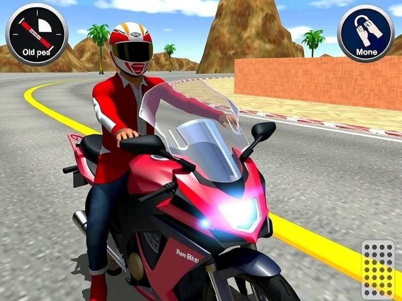 Indian Bike Driving 3D gameplay screenshot showing bike on Indian road