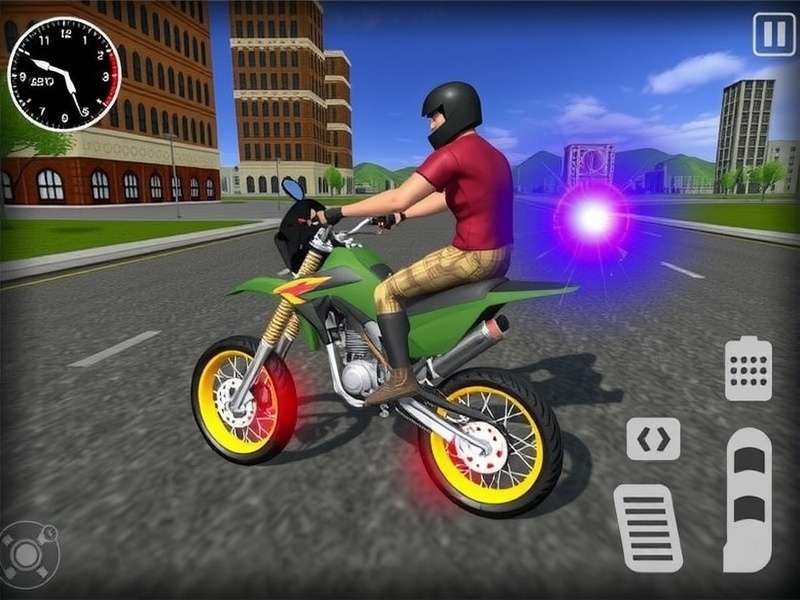 Indian Bike Driving 3D gameplay screenshot on Windows 7 PC showing bike riding through Indian traffic