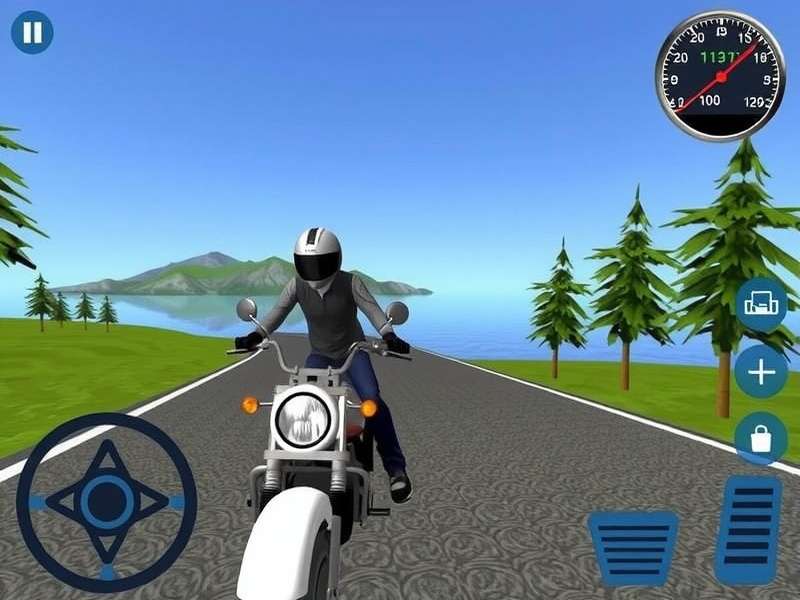 Indian Bike Driving 3D gameplay on PC with LD Player showing open world Indian roads
