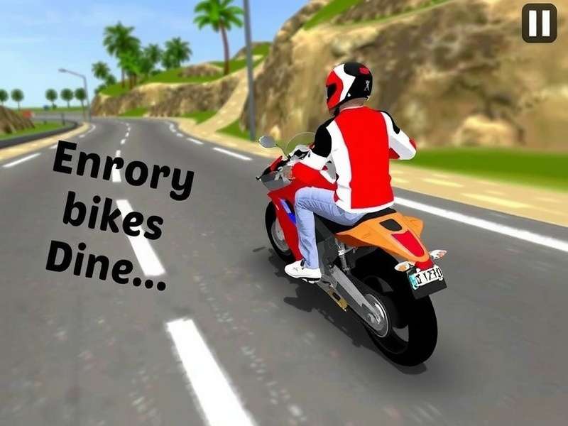 Indian Bike Driving 3D gameplay screenshot showing bike on Indian road with traffic