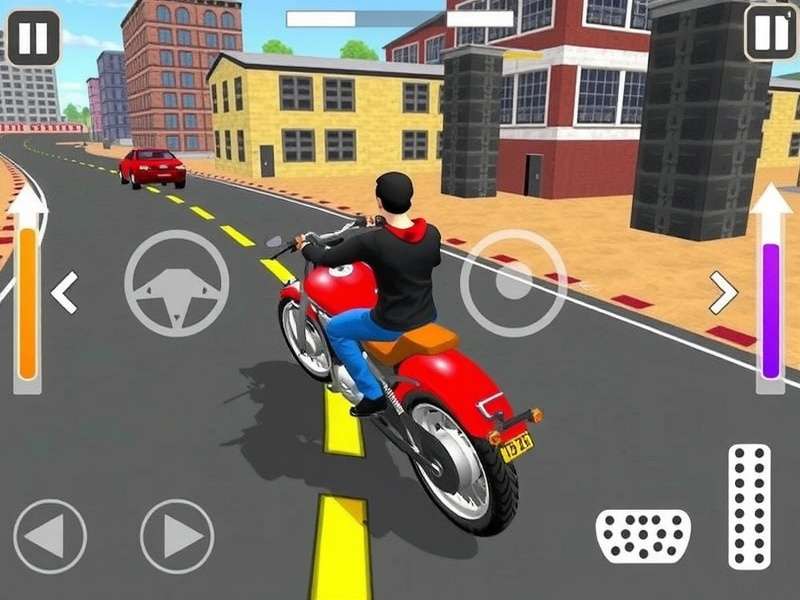 Indian Bike Driving 3D free gameplay showing bike stunt on Indian highway