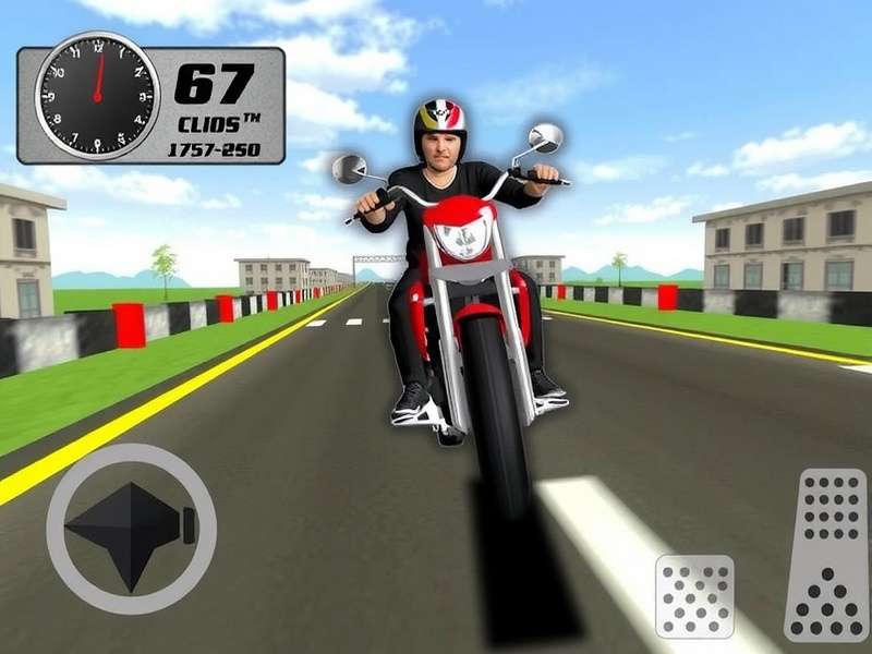 Indian Bike Driving 3D gameplay screenshot showing bike on Indian highway