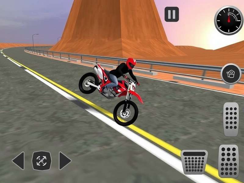 Indian Bike Driving 3D gameplay on laptop screen showing Indian road scenery