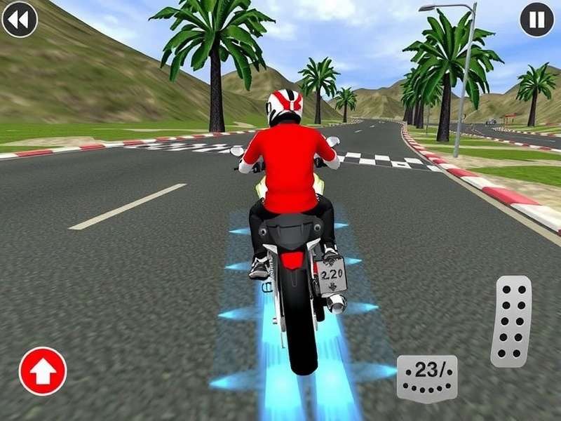 Indian Bike Driving 3D PC dynamic weather system showing rain and night mode