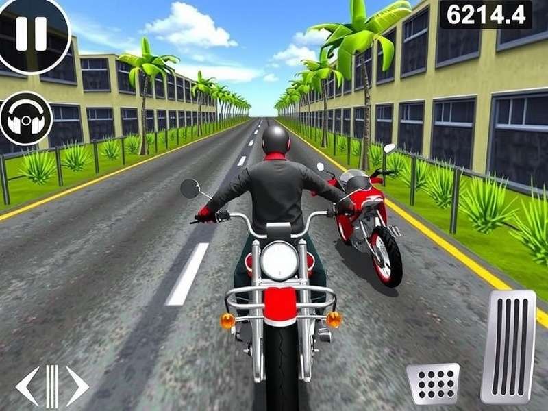 Indian Bike Driving 3D gameplay on Indian roads with traffic and realistic bike models
