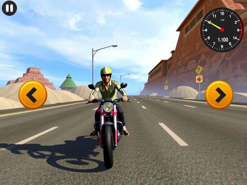 Indian Bike Driving 3D PC download gameplay screenshot showing realistic Indian roads and bikes